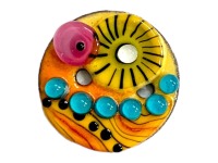 Buttons One-of-a-kind handemade Button for your DIY Project - for Jewelry or as accessory for a