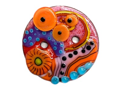 Buttons One-of-a-kind handemade Button for your DIY Project - for Jewelry or as accessory for a
