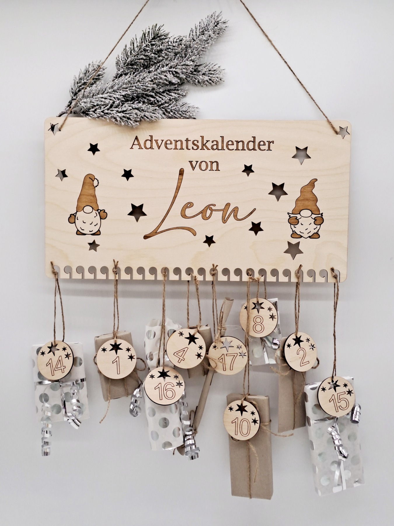 Adventskalender zum Befüllen für Kinder 5