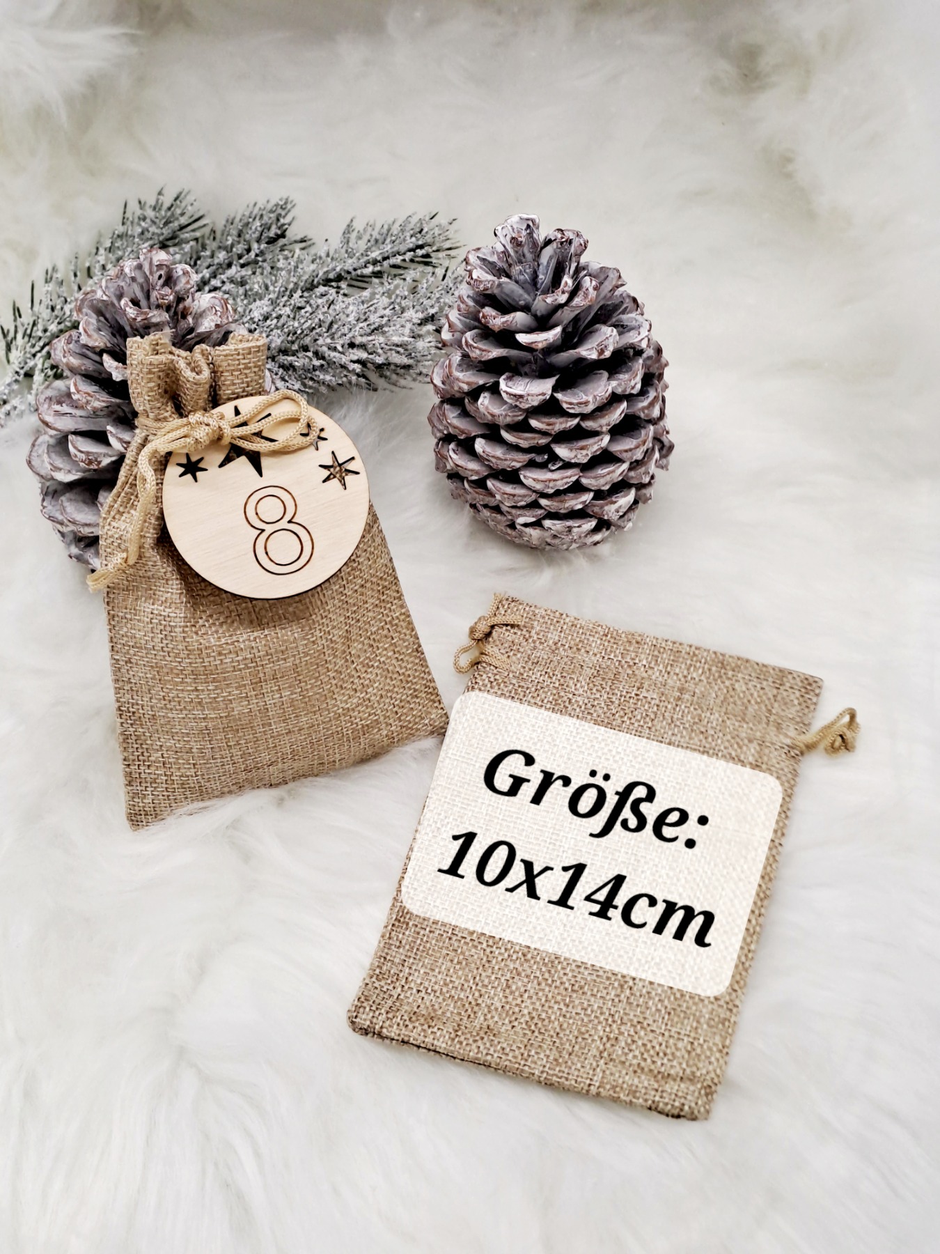 Personalisierter Adventskalender aus Holz Perfekte Geschenkidee für eine magische Adventszeit 9