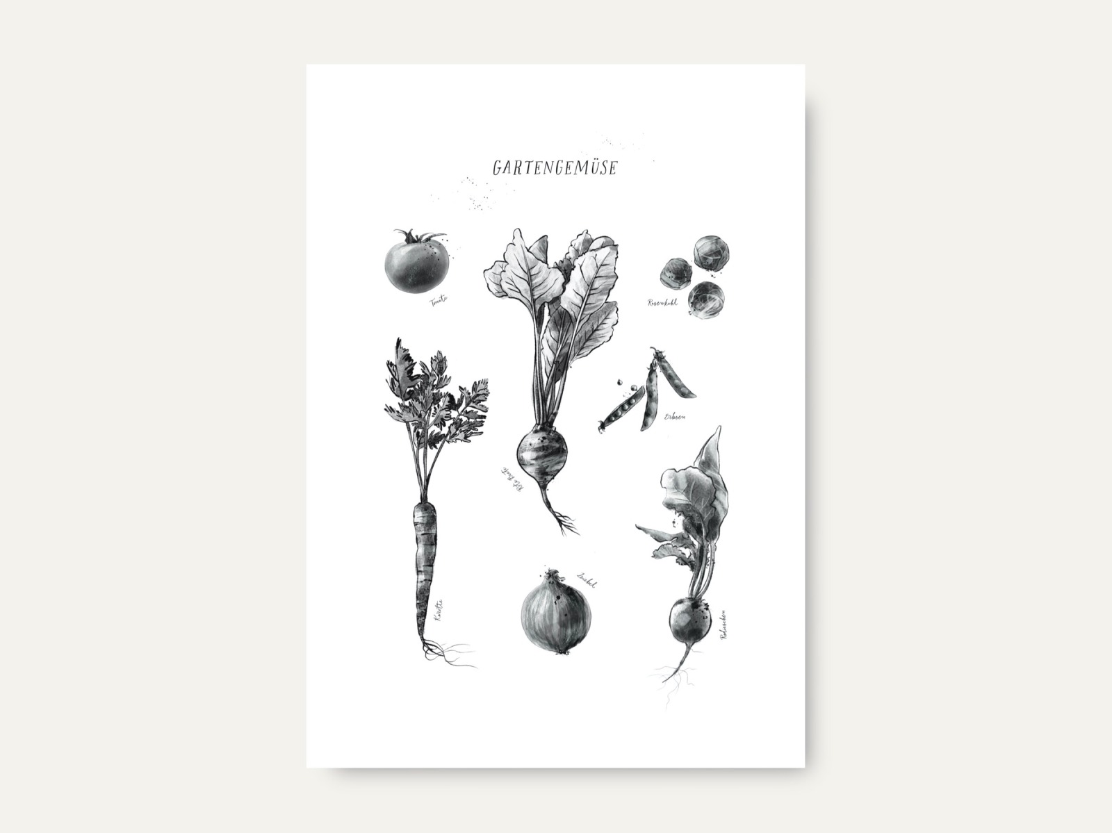 Küchenposter Gartengemüse 4