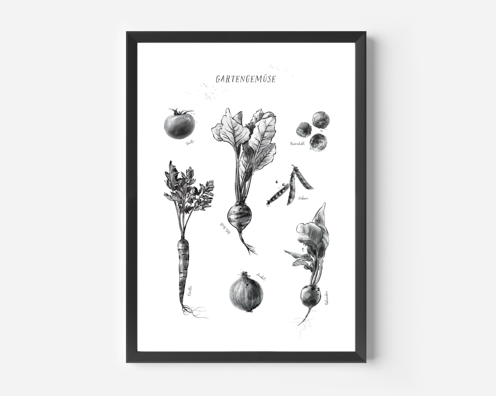 Küchenposter Gartengemüse 2