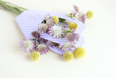 Paper Flower Bag - Verpackung für Topfpflanzen oder Blumen - Druckvorlage mit Anleitung