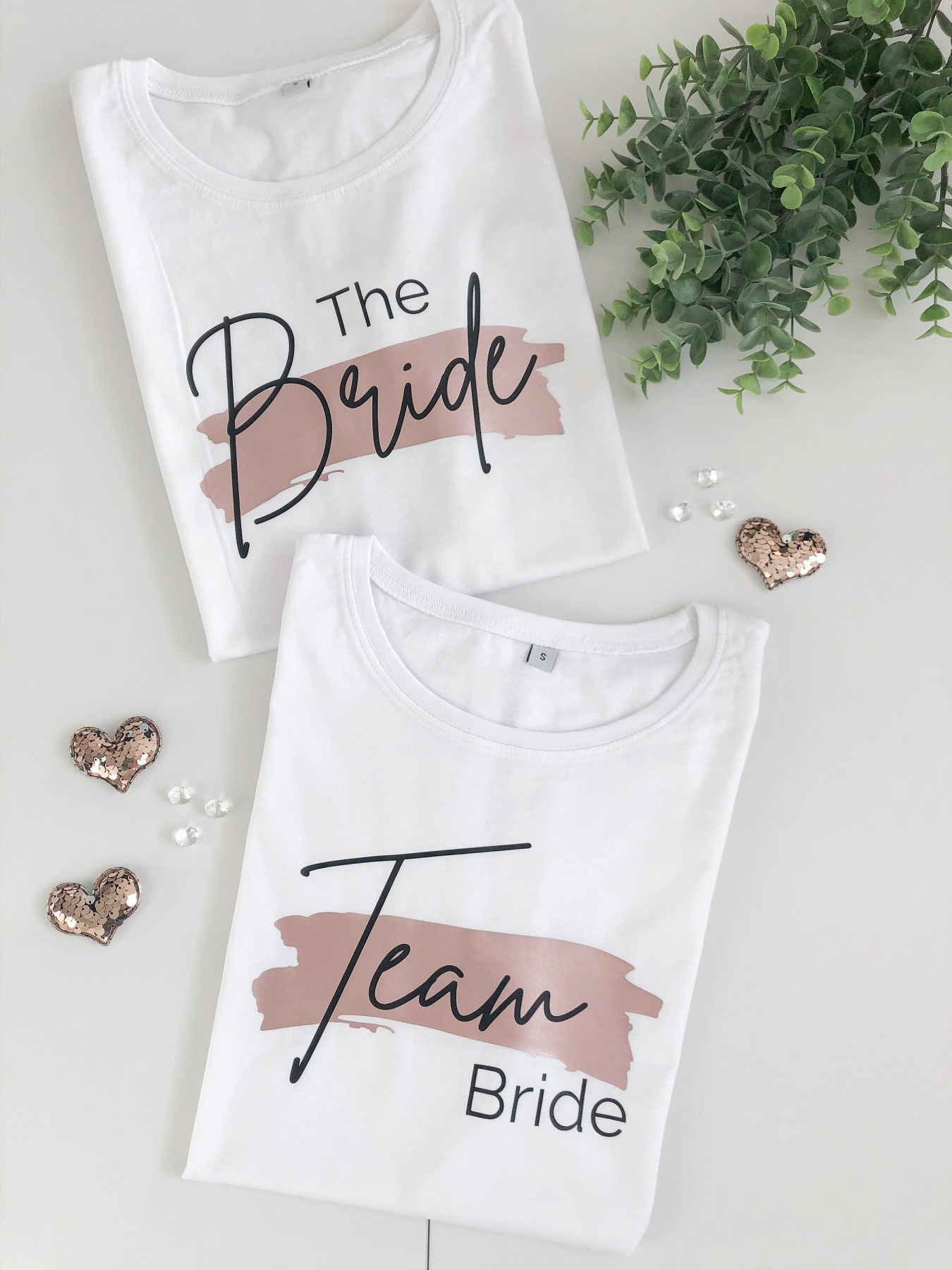 JGA-T-Shirt The Bride Bride to be Team Bride Mom of the Bride Die Braut oder Team Braut - Design