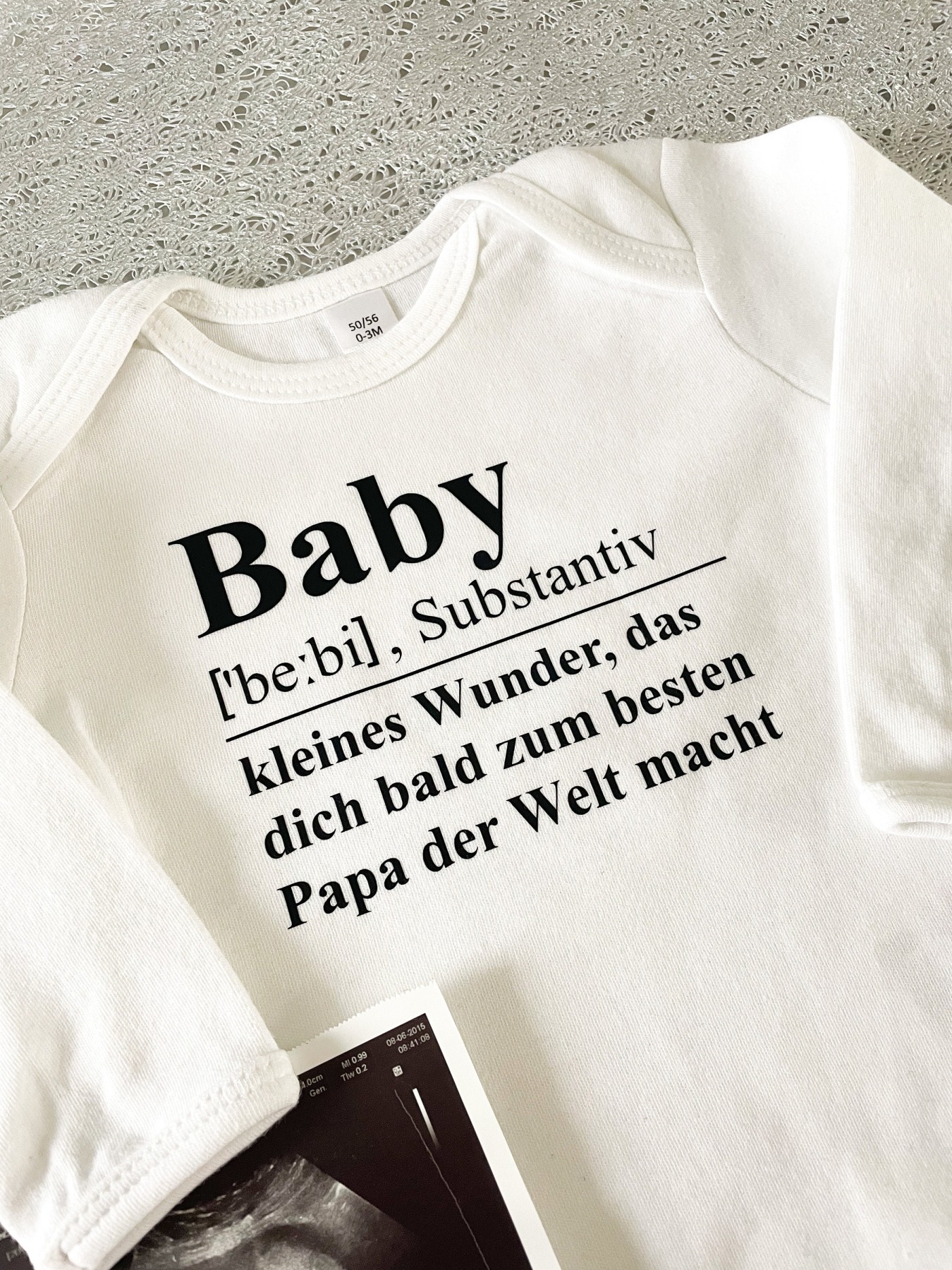 Babybody Definition Baby - bester Papa der Welt - Geschenk Muttertag Vatertag Weihnachten 2