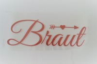 Bügelbild Set 10x Team Braut und 1x Braut - Design Pfeil 2