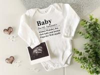 Babybody Definition Baby - bester Papa der Welt - Geschenk Muttertag Vatertag Weihnachten