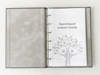 Stammbuch 13x20cm Standardmaß - Design 018 - personalisierbar mit Namen mit oder ohne Vordrucke 7