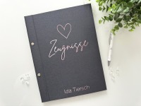 Zeugnismappe A4- Design 101 - personalisierbar mit Namen 2