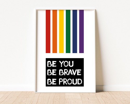 LGBTQ Poster - Pride Month - Regenbogen