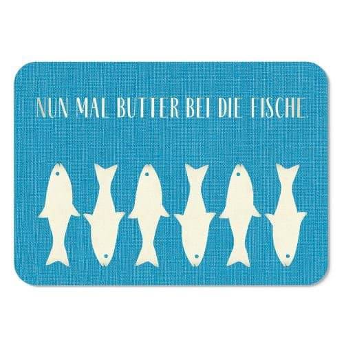 Butter bei die Fische Postkarte