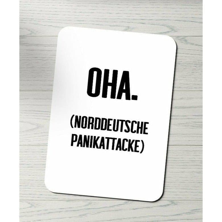 Postkarte Oha - norddeutsche Panikattacke