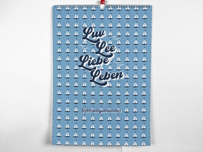 Geburtstagskalender Luv - Lee -Liebe -Leben