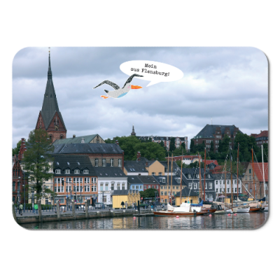Postkarte Moin aus Flensburg - VE: 10 Stk
