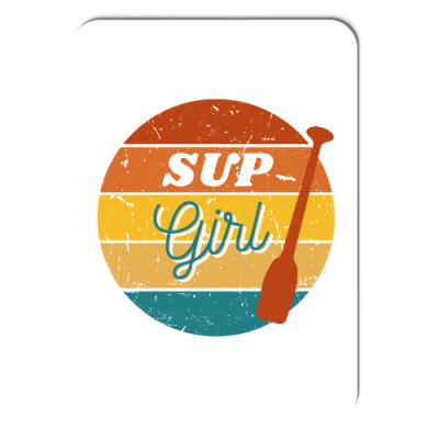 Postkarte SUP Girl