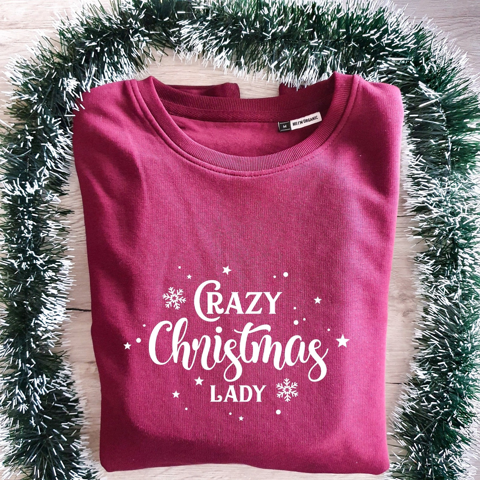 Oversized Sweater - Crazy Christmas Lady 2