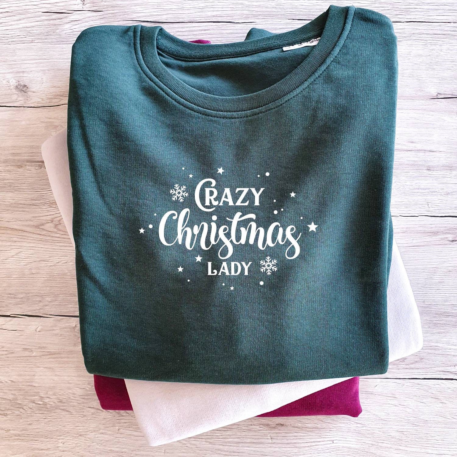 Oversized Sweater - Crazy Christmas Lady 4