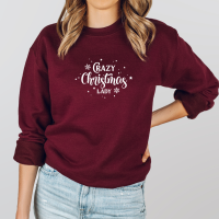 Oversized Sweater - Crazy Christmas Lady