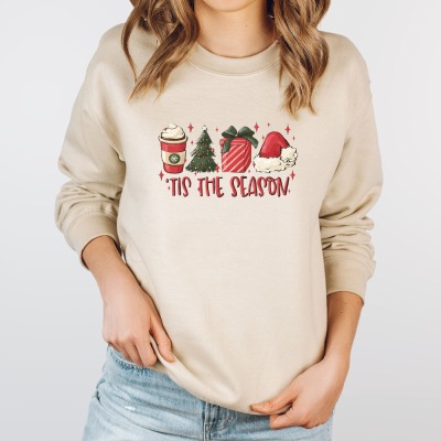 Oversized Sweater - tis the season - Pullover in Wunschfarbe