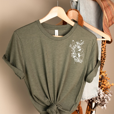 Oversized T-Shirt Khaki - Peace