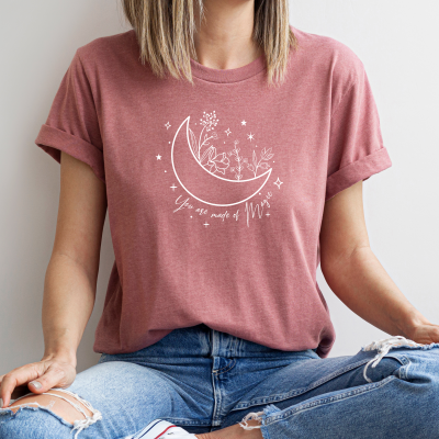 Oversized T-Shirt Mauve - you are made of magic -