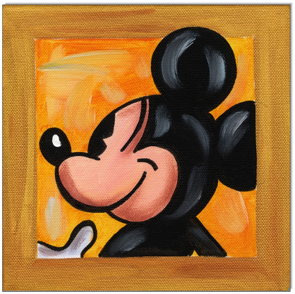 Mickey Mouse - 4 Bilder 20 x 20 cm 5