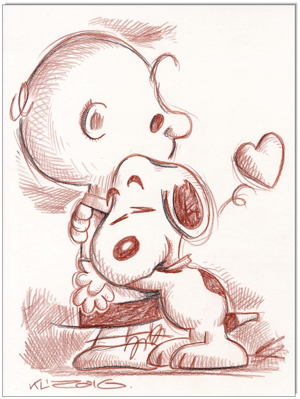 PEANUTS Charlie &amp; Snoopy - 24 x 32 cm