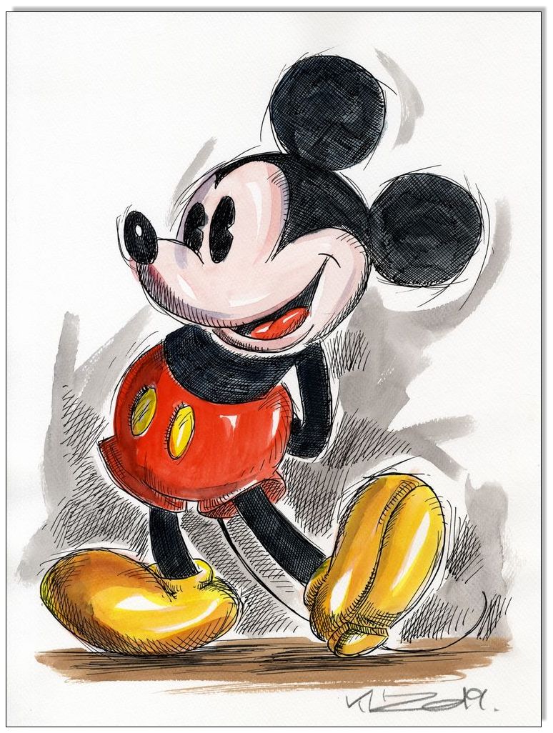 Mickey Mouse V - 24 x 32 cm