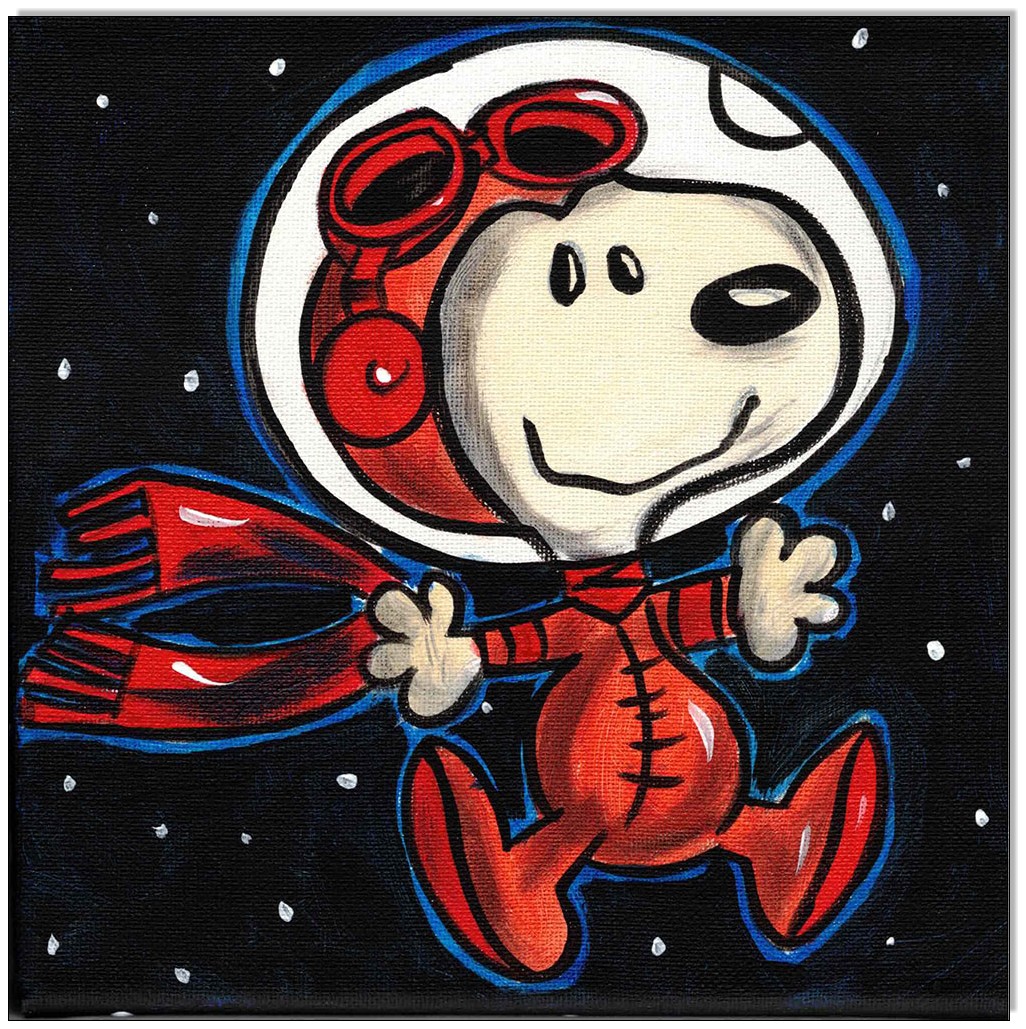 PEANUTS Snoopy MOON III - 20 x 20 cm