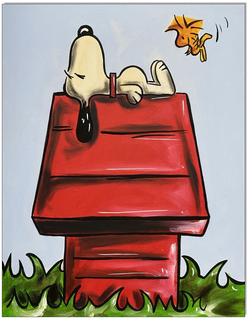 PEANUTS Snoopy &amp; Woodstock IX- 50 x 70 cm