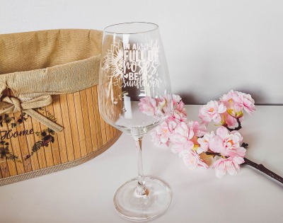 Personalisiertes Weinglas mit Name und Spruch Gravur | Longdrink Glas mit Gravur - Rotwein-