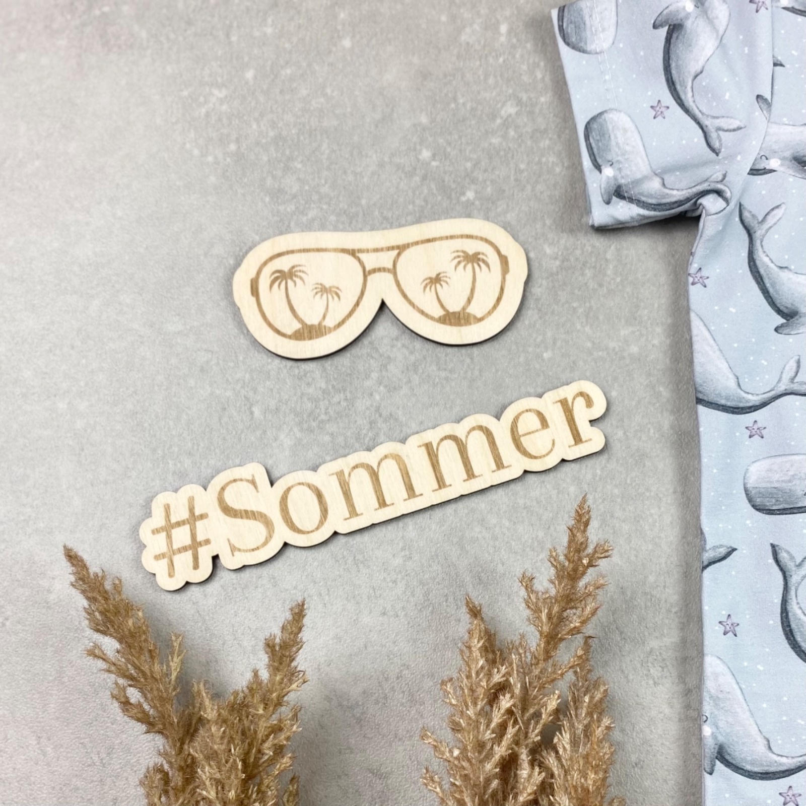 Personalisierte gelaserte Holzschrift - SOMMER Perfekte Bilder-Deko und Flatlay-Dekoration 5