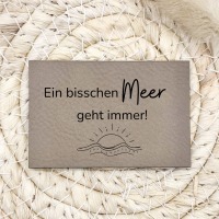 Flexible und weiche Kunstleder-Labels mit Sommerdesign Verschiedene Farben