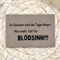 Flexible und weiche Kunstleder-Labels mit Sommerdesign Verschiedene Farben