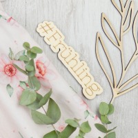 Personalisierte gelaserte Holzschrift - Frühling Perfekte Bilder-Deko und Flatlay-Dekoration 2