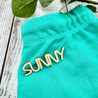 Personalisierte gelaserte Holzschrift - SUNNY Perfekte Bilder-Deko und Flatlay-Dekoration 2