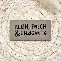 Flexible und weiche Kunstleder-Labels mit Klein, frech &amp; Einzigartig Verschiedene Farben und