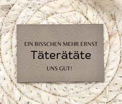 Flexible und weiche Kunstleder-Labels - Ein bisschen mehr Ernst Verschiedene Farben und Größen