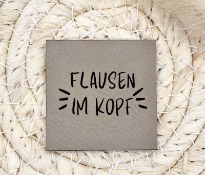 Flexible und weiche Kunstleder-Labels mit tollen Sprüchen Verschiedene Farben und Größen -