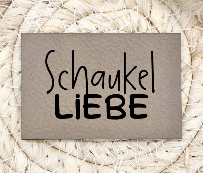 Flexible und weiche Kunstleder-Labels mit tollen Sprüchen Verschiedene Farben und Größen -