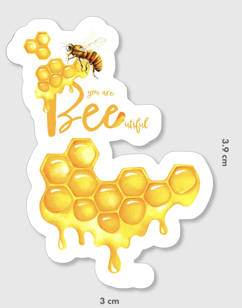 Sticker Set Bienenwabe 2