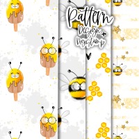 Digitale Datei / All Over Bundle 4 Stück + Digi Stamp