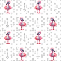 Flamingo Grau 2