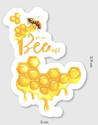 Sticker Set Bienenwabe 2