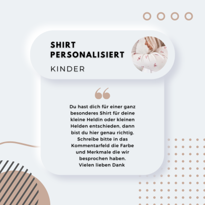 Personalisierter Kinder - Shirt - Personalisierter Kinder - Shirt