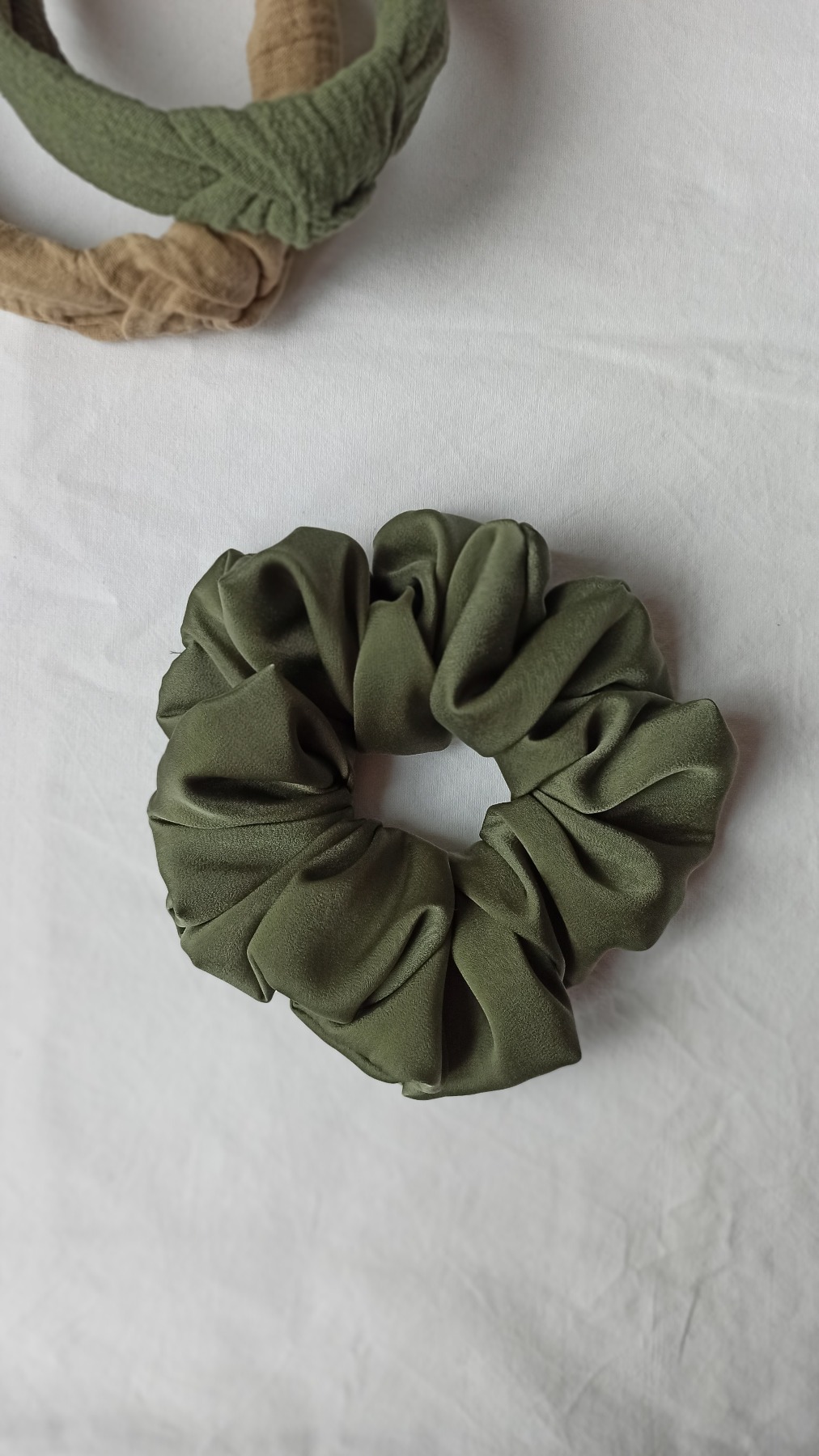 Scrunchie olive XL