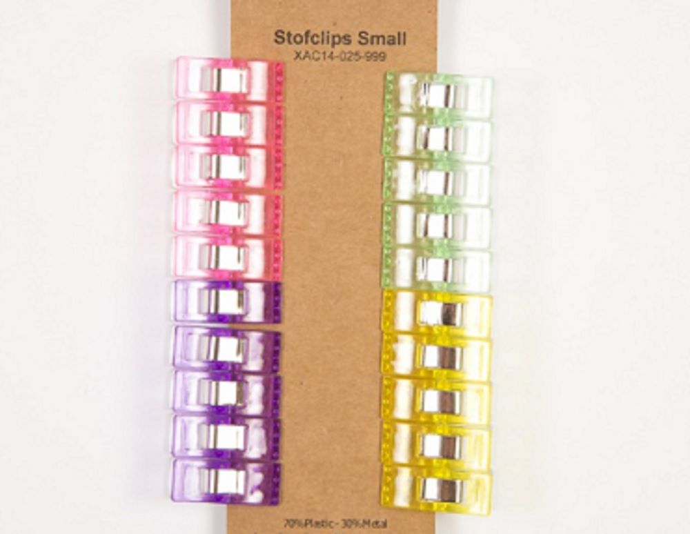 Stoffclips, Stoffklammern, 20 Stück, klein, multicolor, Online Shop