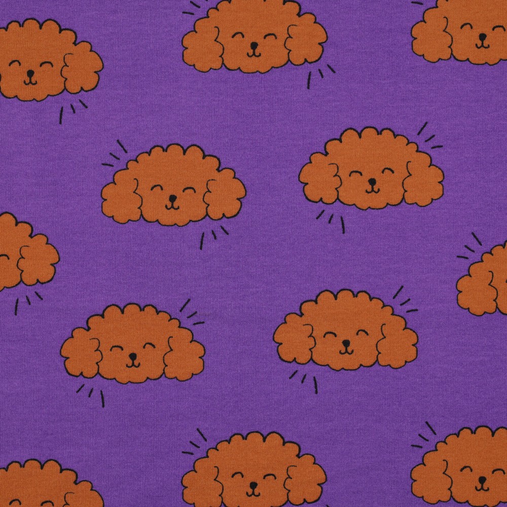 Soft Sweat DOGS | purple | by Poppy | Ökotex 3
