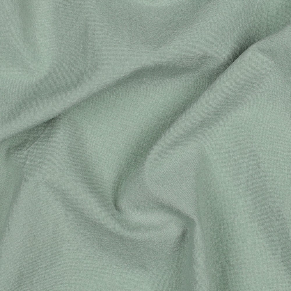 Washed Cotton | gewaschener Baumwollstoff | old green | für Bekleidung 4