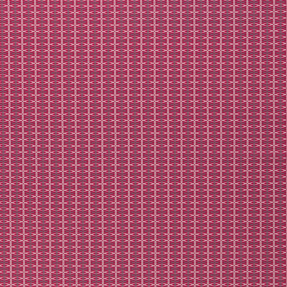 Baumwollpopeline KIM | grafisches Muster | pink | Ökotex 3